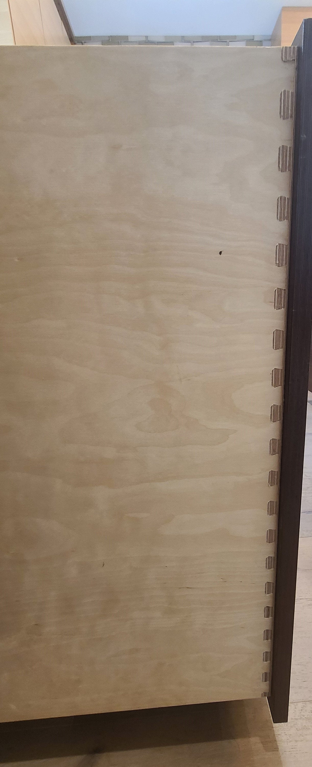 Kitchen Cabinet Drawers, Wood Dovetail Construction Custom Made to Order, Fully Assembled, Custom Sizes Availabe (For 24" Deep Cabinets)