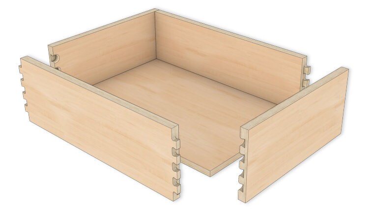 Kitchen Cabinet Drawers, Wood, Dovetail, Custom Made to Order, Fully Assembled, Custom sizes Availabe