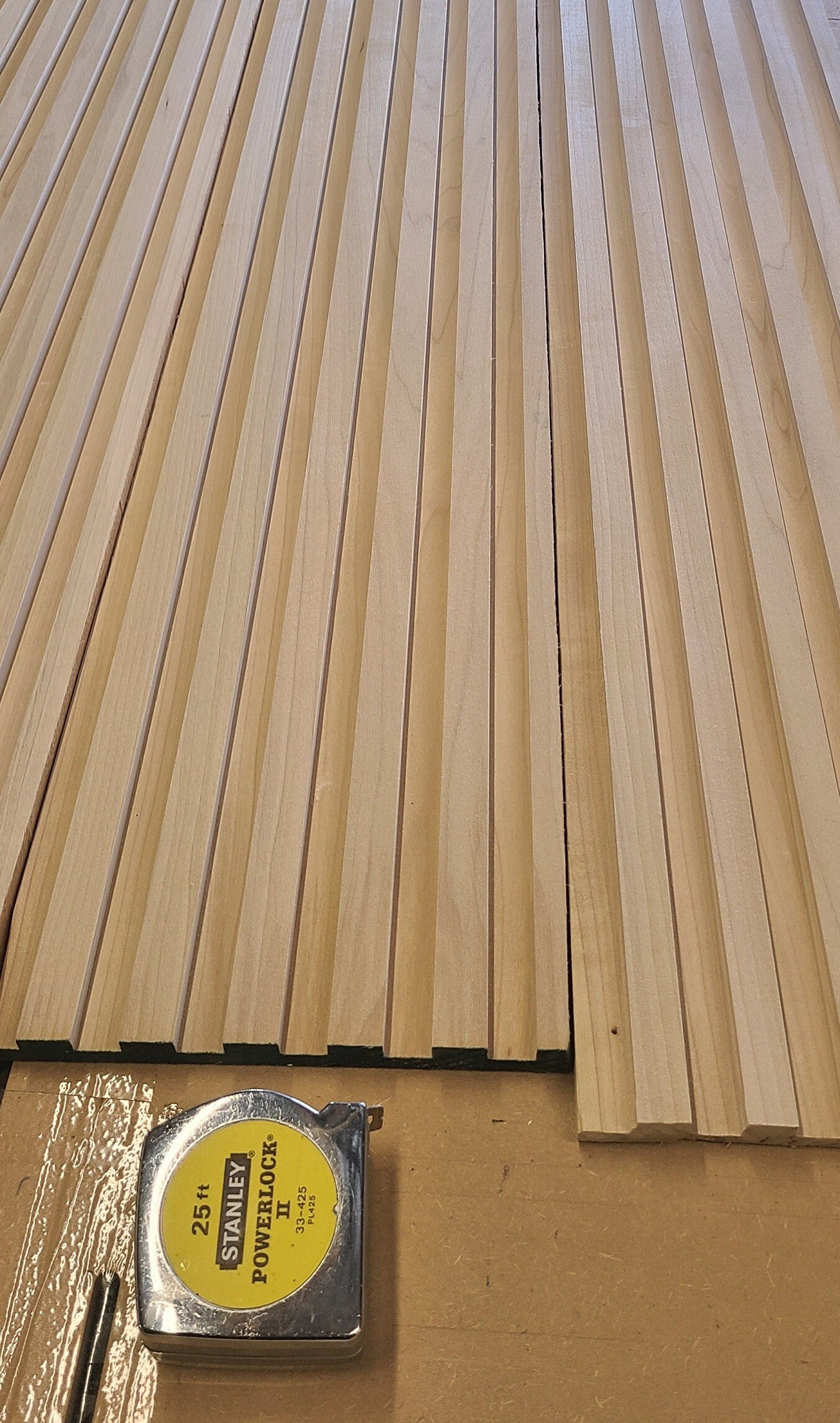 Wood Wall Slats - Wooden Slats - Solid Wood Panels