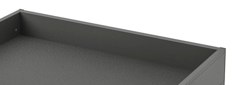 Blum Legrabox Drawer Bottom & Back - 22" Deep - Slides / Hardware Not Included - Custom Width - Storm Gray / Onion
