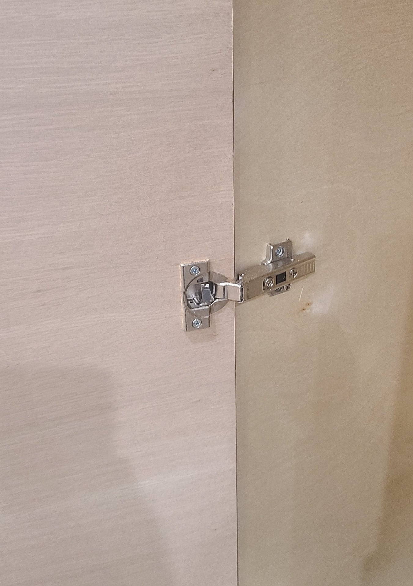 Kitchen Cabinet Doors Flat Panel Design Rift White Oak Finish Predrilled for European Soft Close Hinges