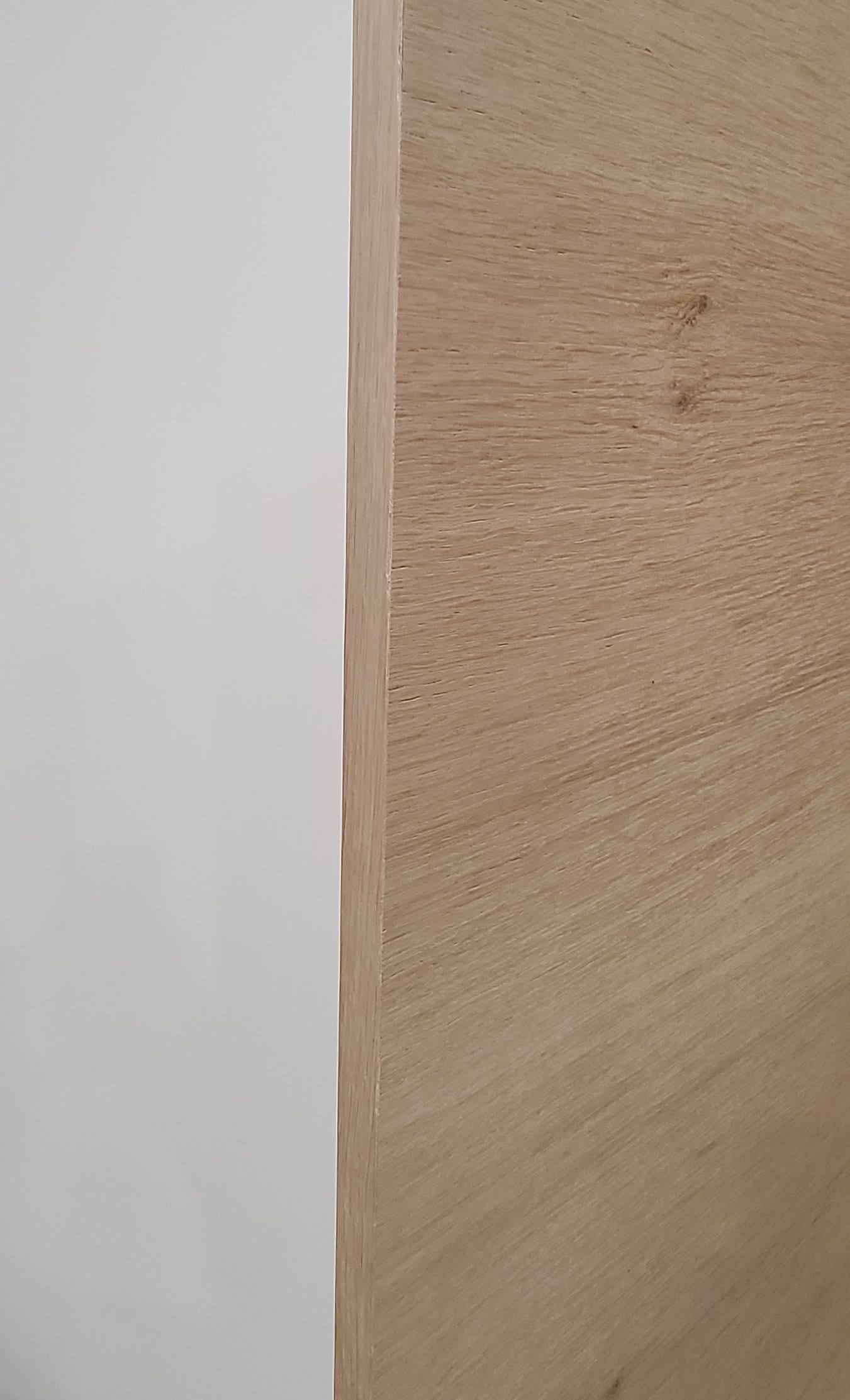 Kitchen Cabinet Doors Flat Panel Design Rift White Oak Finish Predrilled for European Soft Close Hinges