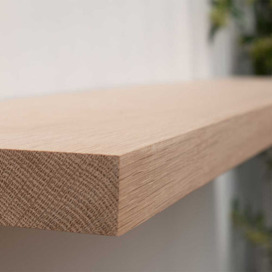 Rift White Oak Floating Shelves