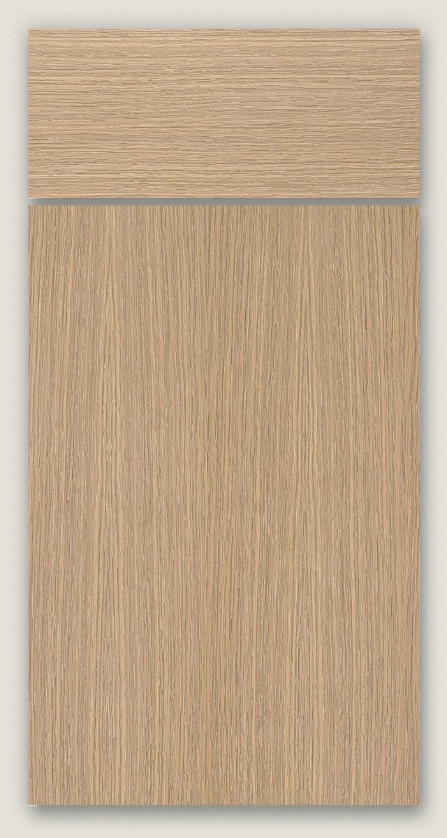 Kitchen Cabinet Doors Flat Panel Design Rift White Oak Finish Predrilled for European Soft Close Hinges